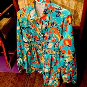 Multi color blouse long